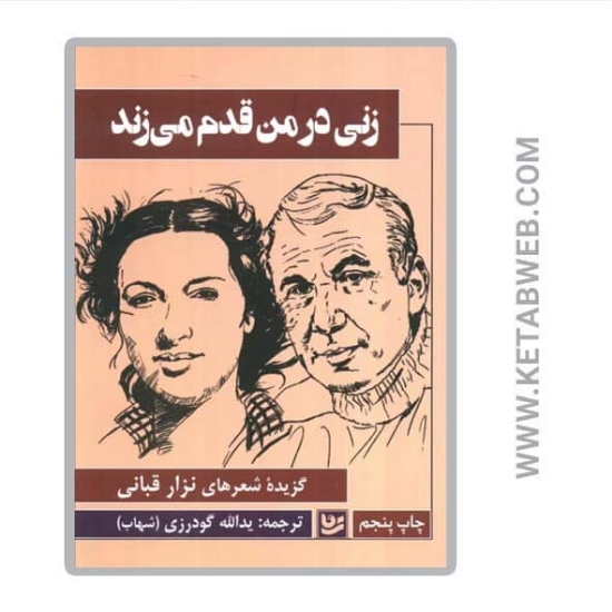 تصویر  کتاب زنی در من قدم می زند