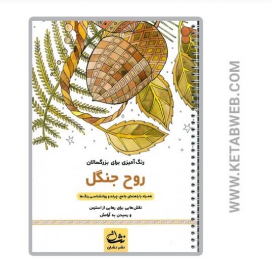 تصویر  کتاب روح جنگل (رنگ آمیزی برای بزرگسالان)