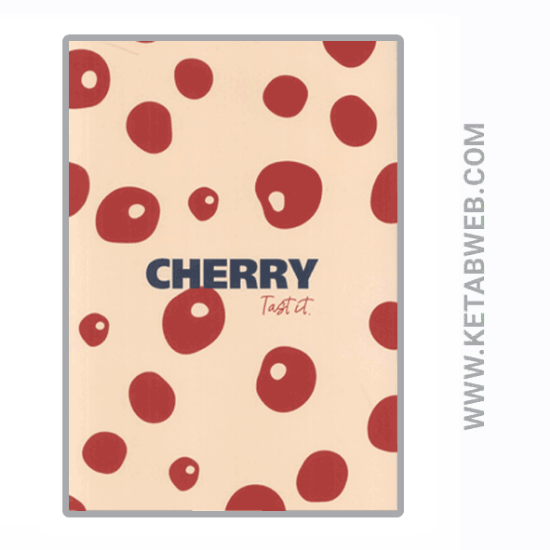 تصویر  دفتر یادداشت خط دار (PASSION) (طرح CHERRY) (کد 967)